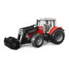 BRUDER 1/16° Massey Ferguson 7624 avec chargeur